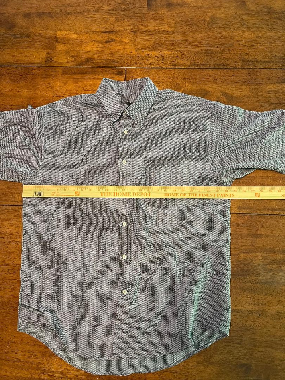 Mens Bugatchi Uomo Short Sleeve Button Up Shirt, Size XL